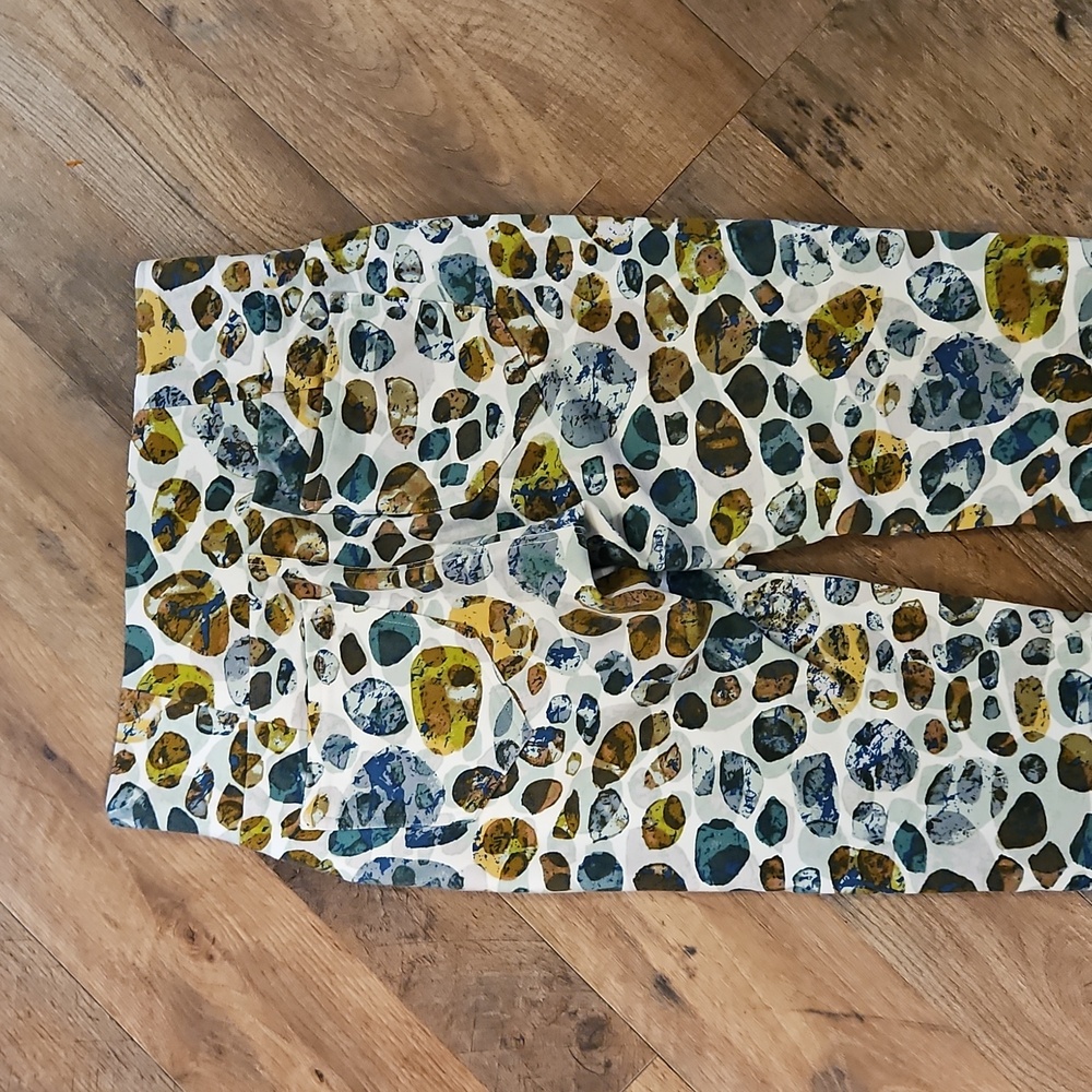 👖Sentimental Multicolor Patterned Pants - Picture 6 of 8